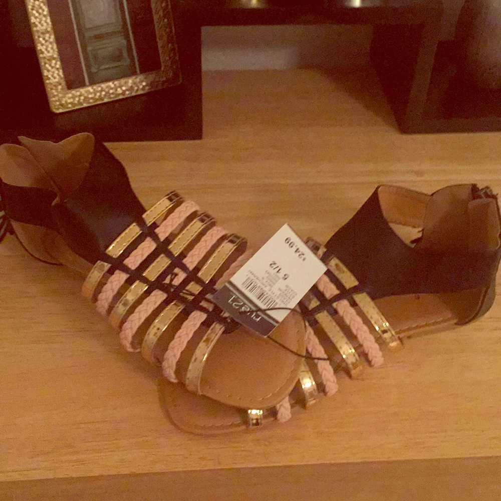 Adorable braided sandals